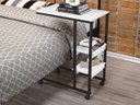 Ver imagem 3 de Mesa de Apoio Vintage para Cama Emili Preto e Branco