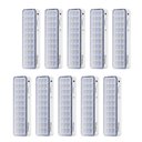 Ver imagem 1 de Kit 10 Luminárias de Emergência Led Intelbrás Autônoma Lea 31 com 30 Leds Branco Bivolt