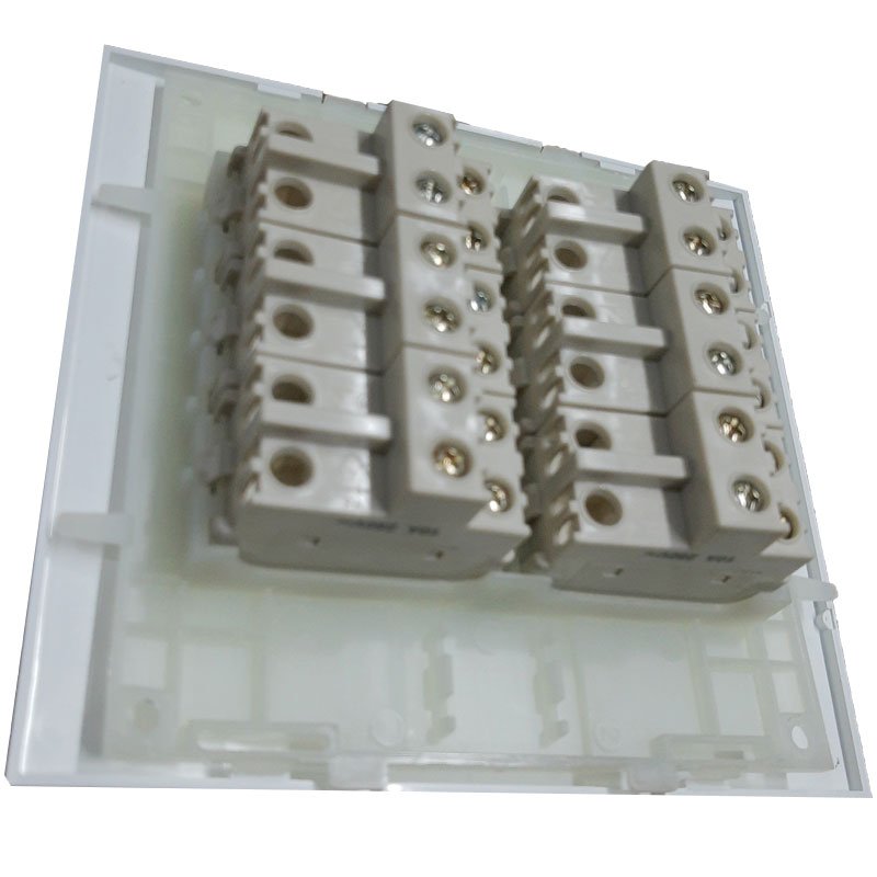 Caixa 4x4 Versatil Sobrepor Branco - 4x4" 6 - Interruptor Duplo Simples - 2
