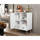 Ver imagem 4 de Buffet Cantinho do Café Tip Top Jalmac Branco 80x59,5x36cm