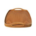 Ver imagem 4 de Bandeja Vale Decorativa Castanho Couro Marrom