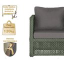 Ver imagem 4 de Mesa Centro e 3 Poltronas Madri Corda Náutica Estofado 11 Trama Original
