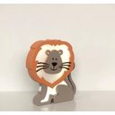 Ver imagem 3 de Luminária de Mesa Leão com Juba Colorida - LMM-03A - Bateria 9V