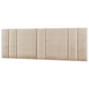 Cabeceira Estofada Iluminação Led Cama Casal King Size 200 Cm:linho Bege