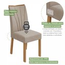 Ver imagem 6 de Conjunto Mesa Com Tampo 4 Cadeiras Naturale Apogeu Móveis Lopas