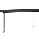 Ver imagem 2 de Mesa para Sala de Jantar Tampo com Vidro/MDF 200cm Base Metal Preto Mayra