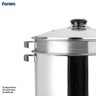 Panela Espagueteira Inox 5l Vidro Escorredor Macarrão Massas - 4
