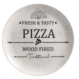 Prato de Pizza Raso Cerâmica Alleanza - 1