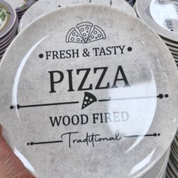 Prato de Pizza Raso Cerâmica Alleanza - 2