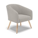 Ver mais imagens de Namoradeira e 2 Poltronas Pé Palito Natural Stella Bouclê Cinza D03 - D'Rossi