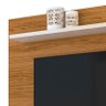 Rack Bancada Bia com Painel Lorenzo 1.6 Naturale/Off White - PR Móveis - 3