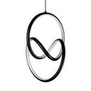 Ver imagem 1 de Pendente Led Onda Alum 325mm Bivolt 24w 4.100k Preto - Blumenau