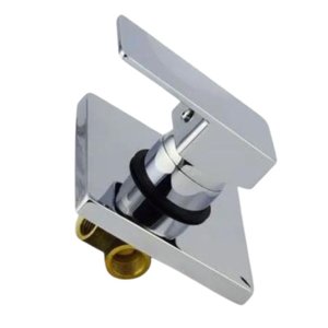 Misturador Monocomando Quadrado Registro Chuveiro e Banheira