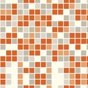 Ver imagem 3 de Papel de Parede Adesivo Pastilhas Tons de Laranja e Bege 10m