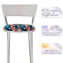 Ver imagem 3 de Banqueta Bistro para Bar, Cozinha, Balcão em Alumínio e Fibra Tc Zanutto 5 Unidades Marmore