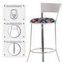 Ver imagem 4 de Banqueta Bistro para Bar, Cozinha, Balcão em Alumínio e Fibra Tc Zanutto 5 Unidades Marmore