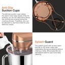 Ver imagem 4 de Mini Angel Stand Mixer 10 Velocidades 5qt Tilt-head, Dourado