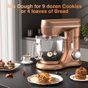 Ver imagem 7 de Mini Angel Stand Mixer 10 Velocidades 5qt Tilt-head, Dourado
