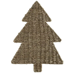 Jogo Americano Detroit Sousplat de Fibra Natural Lugar Americano Natalino Natal Mesa Posta Natalina  - 1