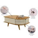 Ver imagem 4 de Mesa de Centro 90cm Indianópolis Arco 307 Madetec