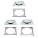 Ver imagem 1 de Kit C/3 Ralo e Porta Grelha Inox Piso Click Cromado 15x15 Cm