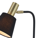 Ver imagem 2 de Abajur Pipe Dourado e Preto (d)12cm (a)49.5cm 1xe14 40w - Me002