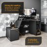 Mesa Gamer E Escritório Xt Racer Space Two Politorno Preto/Branco - 8