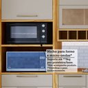 Ver mais imagens de Armário de Cozinha com Balcão e Tampo 7 Portas 5 Gavetas Pérola 100% Mdf Vidro Reflecta Amêndoa/off