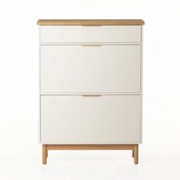 Sapateira Kaki 2 Portas 1 Gaveta 120 Cm X 88 Cm X 35 Cm Branco - 1