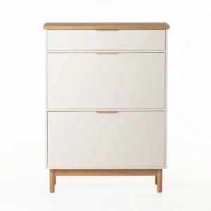 Sapateira Kaki 2 Portas 1 Gaveta 120 Cm X 88 Cm X 35 Cm Branco