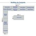 Ver imagem 5 de Cozinha Modulada 12 Peças sem Tampo com Cristaleira e Ilha Marselha CabeCasa MadeiraOriginals