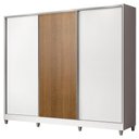 Ver imagem 1 de Guarda Roupa Casal MDF Zurique 3 Portas Madesa