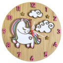 Ver imagem 1 de Relógio Unicórnio, Relógio de Parede, Decoração, Mdf, 30cm