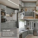Ver imagem 6 de Balcão de Cozinha 60 cm 1 Porta (sem Tampo) Branco/Cinza Agata Madesa