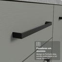 Ver imagem 7 de Balcão de Cozinha 60 cm 1 Porta (sem Tampo) Branco/Cinza Agata Madesa