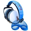 Ver imagem 2 de Abafador de Ruidos Autistas 26 Db Branco Arco Blue + Diversão Mola Cognitiva