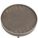Ver imagem 2 de Mesa de Apoio Tokyo Alta Recouro Croco Fendi e Haste Fendi 60cm - 67759