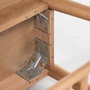 Ver mais imagens de Banco Sapateira com Prateleira Ripada Liva 70 Cm X 36 Cm Tauari Bege