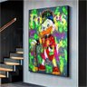Quadro Pato Donald Forbes:90x60 cm/BORDA INFINITA - 4