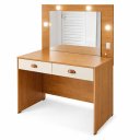 Ver imagem 6 de Penteadeira Camarim Camila com LED - Espelho - Tomada 20A - Moderna:Cinamomo/Offwhite
