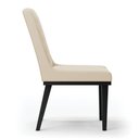 Ver imagem 3 de Cadeira Sala de Jantar Base Madeira Preto Kit 8 Sofia Suede D03 - D'Rossi Cor Bege