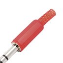 Ver imagem 3 de Plug P10 Stereo Metal com Corpo Plastico Vermelho