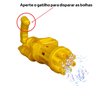 Lança Bolha De Sabão Pistola Arma Metralhadora Brinquedo - Dourado - 3