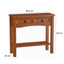 Ver imagem 6 de Estante Livreiro 2 Pts Aparador 2 Gav 100% Madeira Imperial Imbuia Fosco