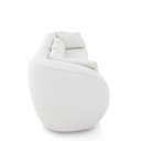 Ver imagem 6 de Sofá Bipartido Sala de Estar Diamond 272cm com Almofadas Soltas Bouclê Branco G52 - Gran Belo