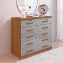 Ver mais imagens de Cômoda 10 Gavetas Tampo 135CMX116CM Ryad