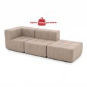 Ver imagem 7 de Sofá Modular 3 Lugares Kappesberg Boucle Capuccino