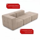 Ver imagem 5 de Sofá Modular 3 Lugares Kappesberg Boucle Capuccino