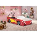 Ver imagem 4 de Cama Carro Menino Vermelho Solteiro Com Colchão