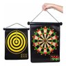 KIT JOGO DE DARDOS TABULEIRO ALVO DUPLO COM 6 DARDOS MAGNETICO PARA PORTA E PAREDE - 1